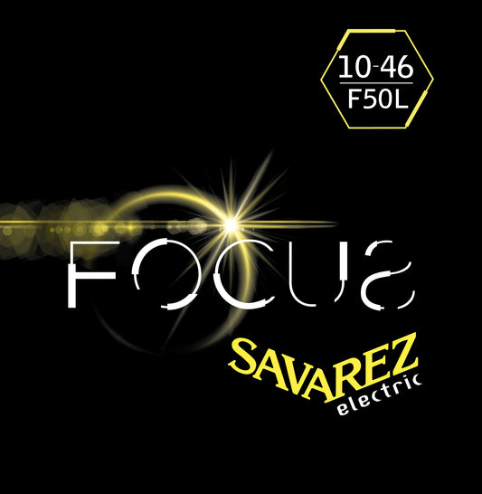 Jeu électrique Focus, tirant light (10-13-17-27-36-46), filé rond sur âme hexagonale