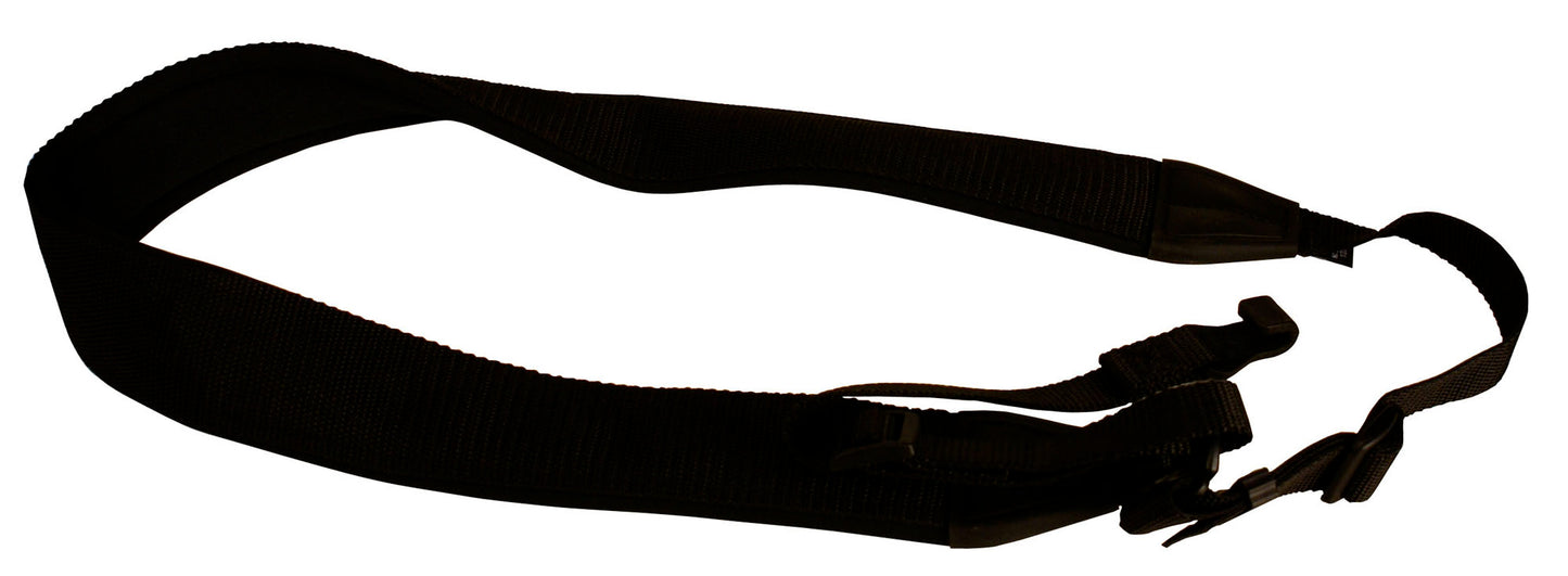 Courroie rosace classique SLIMLINE, toile noir