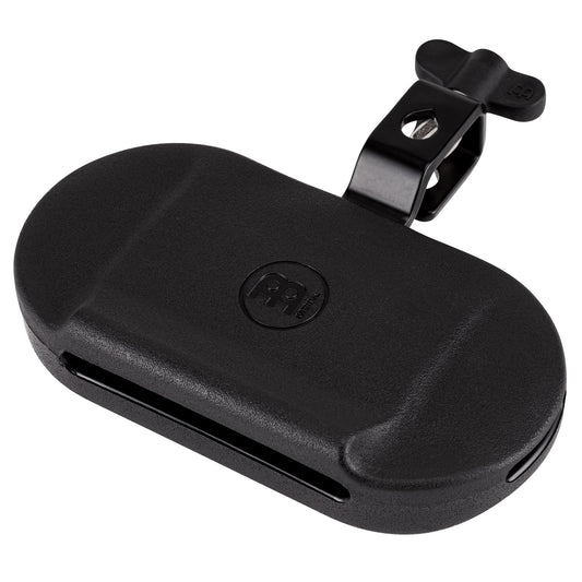 Block percussion Meinl, polyéthylène, grave, avec attache, noir