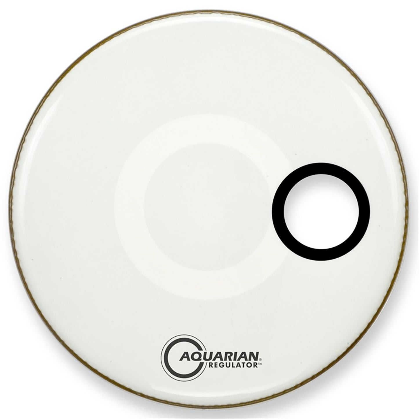 Peau Regulator 20", trou 4.75", blanche