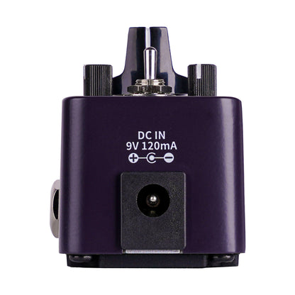 Pédale MICRO DRUMMER II, boite à rythmes numérique, 8 types de patterns dans 6 styles différents, 48 grooves au total, violet