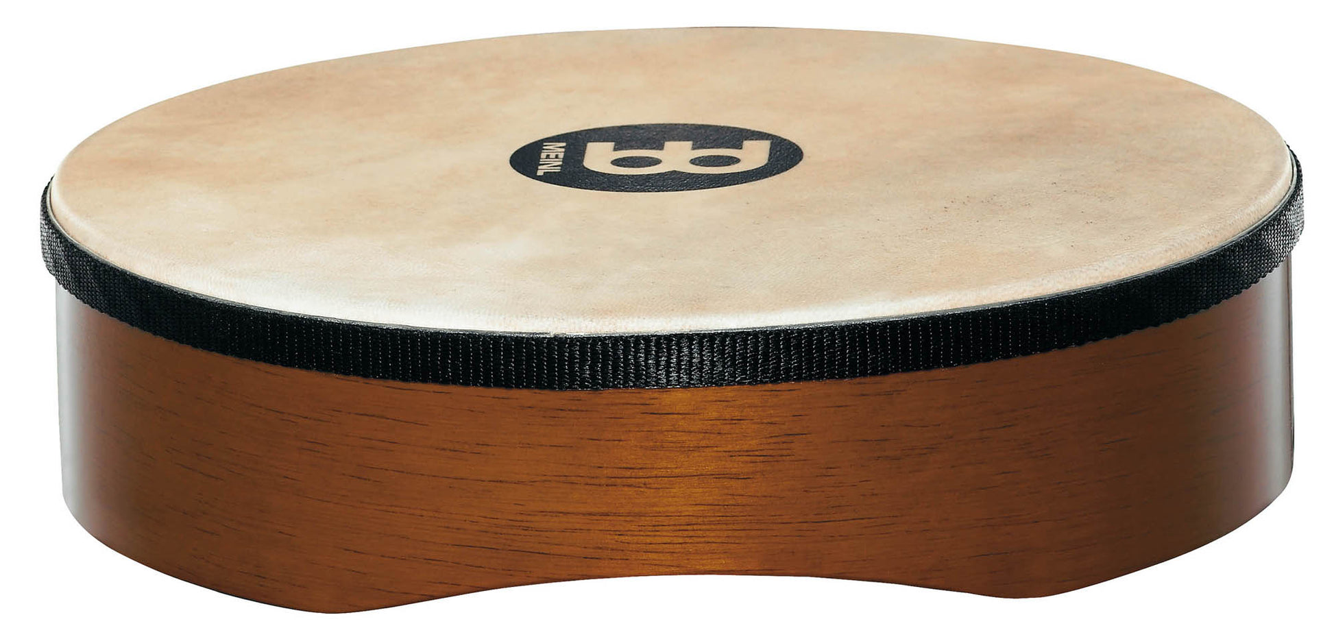 Hand Drum 10", corps en hévéa, peau de chèvre sélectionnée à la main, sans cymbalettes, design ergonomique, African Brown