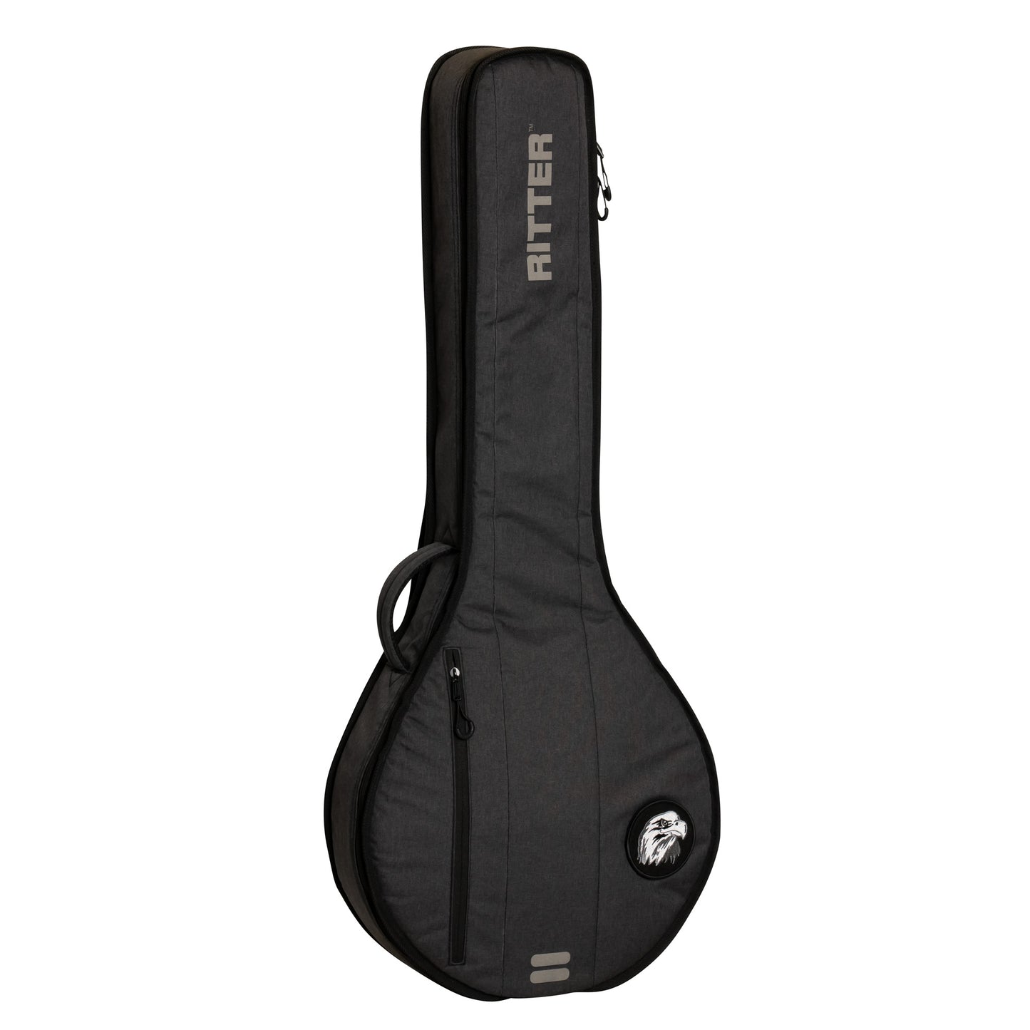 Housse DAVOS 2 pour banjo 4 ou 5 cordes, gris
