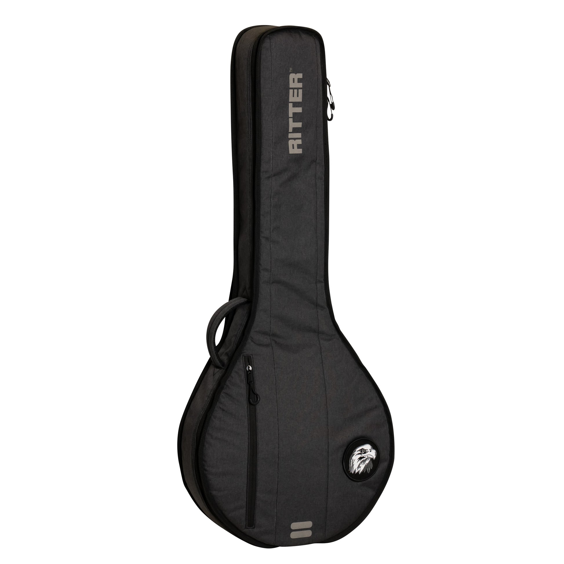 Housse DAVOS 2 pour banjo 4 ou 5 cordes, gris