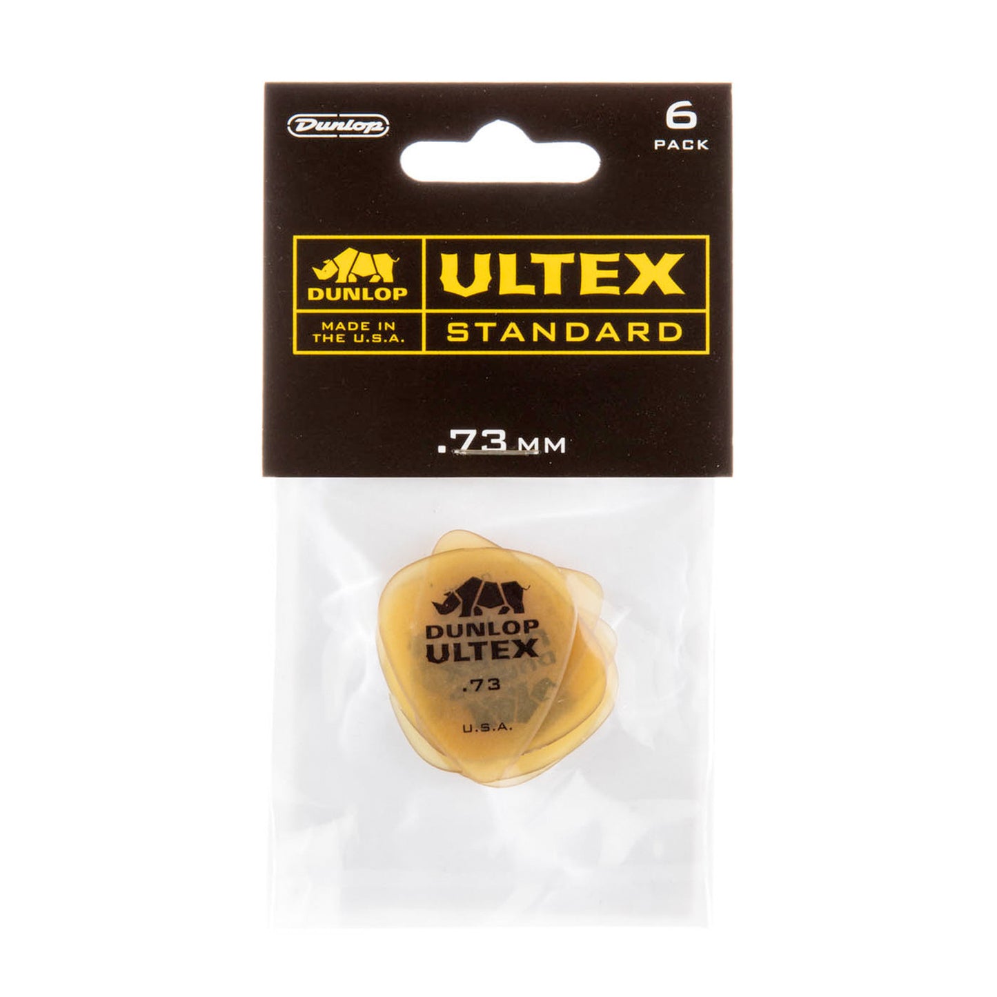 Sachet de 6 médiators Ultex Standard 073 (translucide)