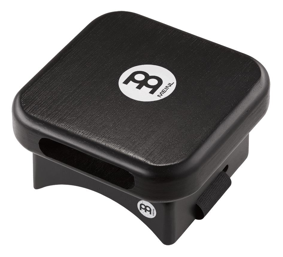 Knee Pad Snare Tap, effet caisse-claire, attache rapide par sangle, à fixer sur les jambes, noir