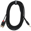 Enova Cable Patch 3.5 Stereo Jack / 2X RCA 1M