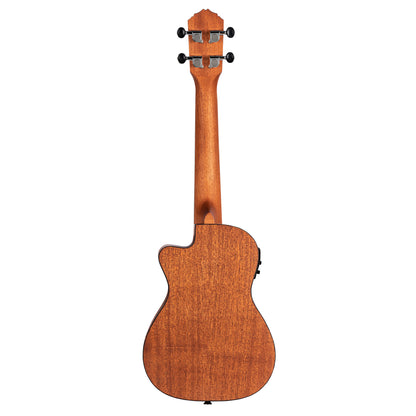 RU5MM-CE, modèle Concert pan coupé, EQ MagusUke, table sapele avec motif, f/e sapele, manche acajou, naturel satiné
