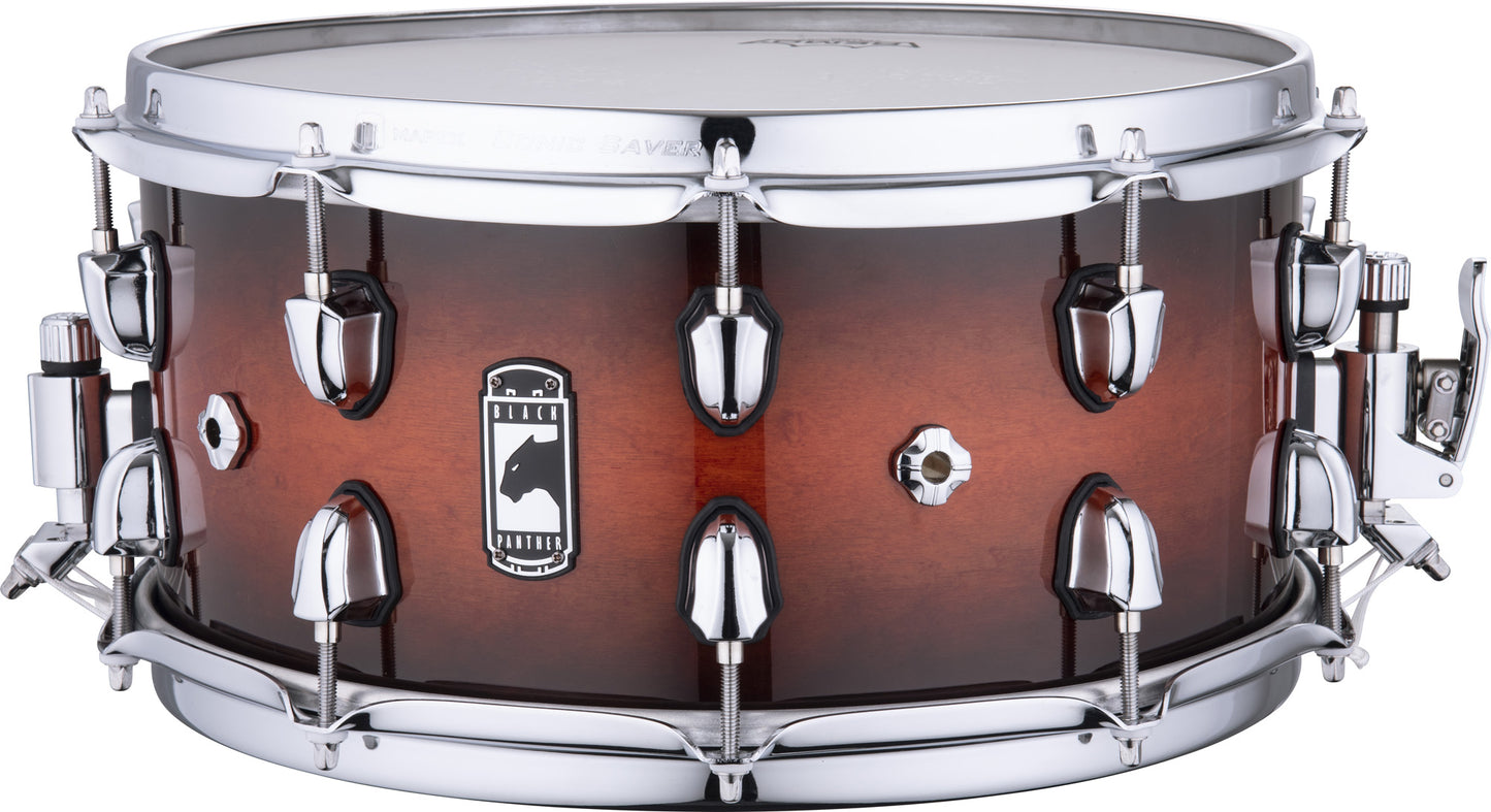 Caisse claire Mapex Black Panther"Solidus" 14 x 7", accastillage chromé.
