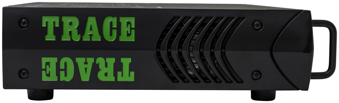 Tête amplifiée pour basse 1200W RMS, EQ 4 bandes, compresseur 2 bandes, 2 sorties jack, sortie DI, sortie casque, finition noir