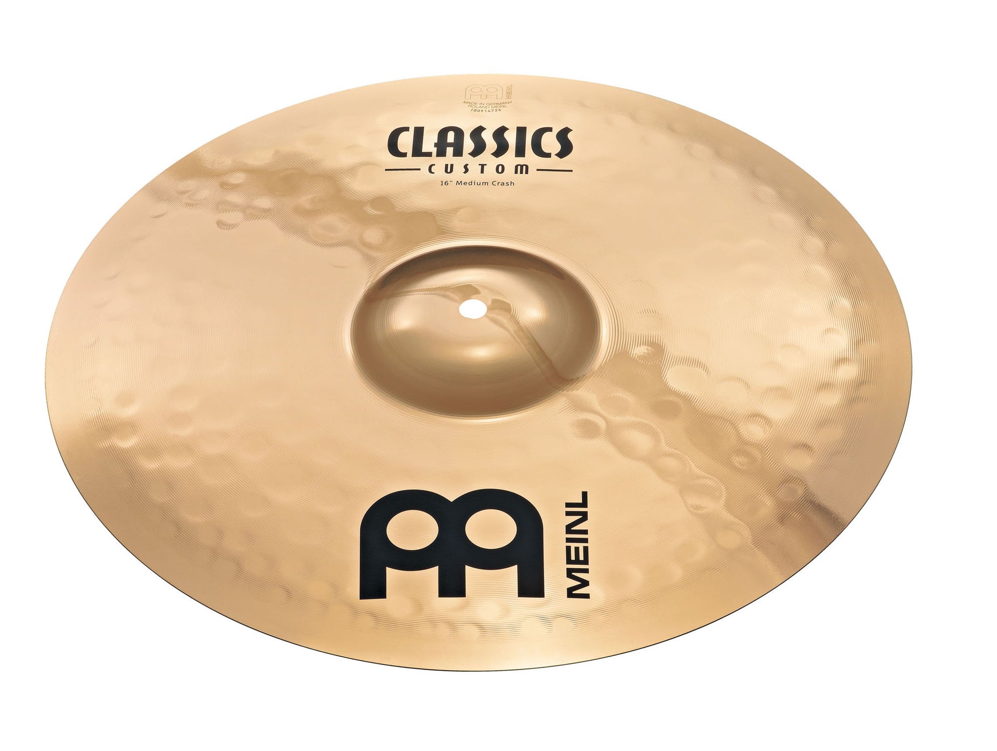 Crash 16", Medium, Alliage bronze B10, Finition brillante