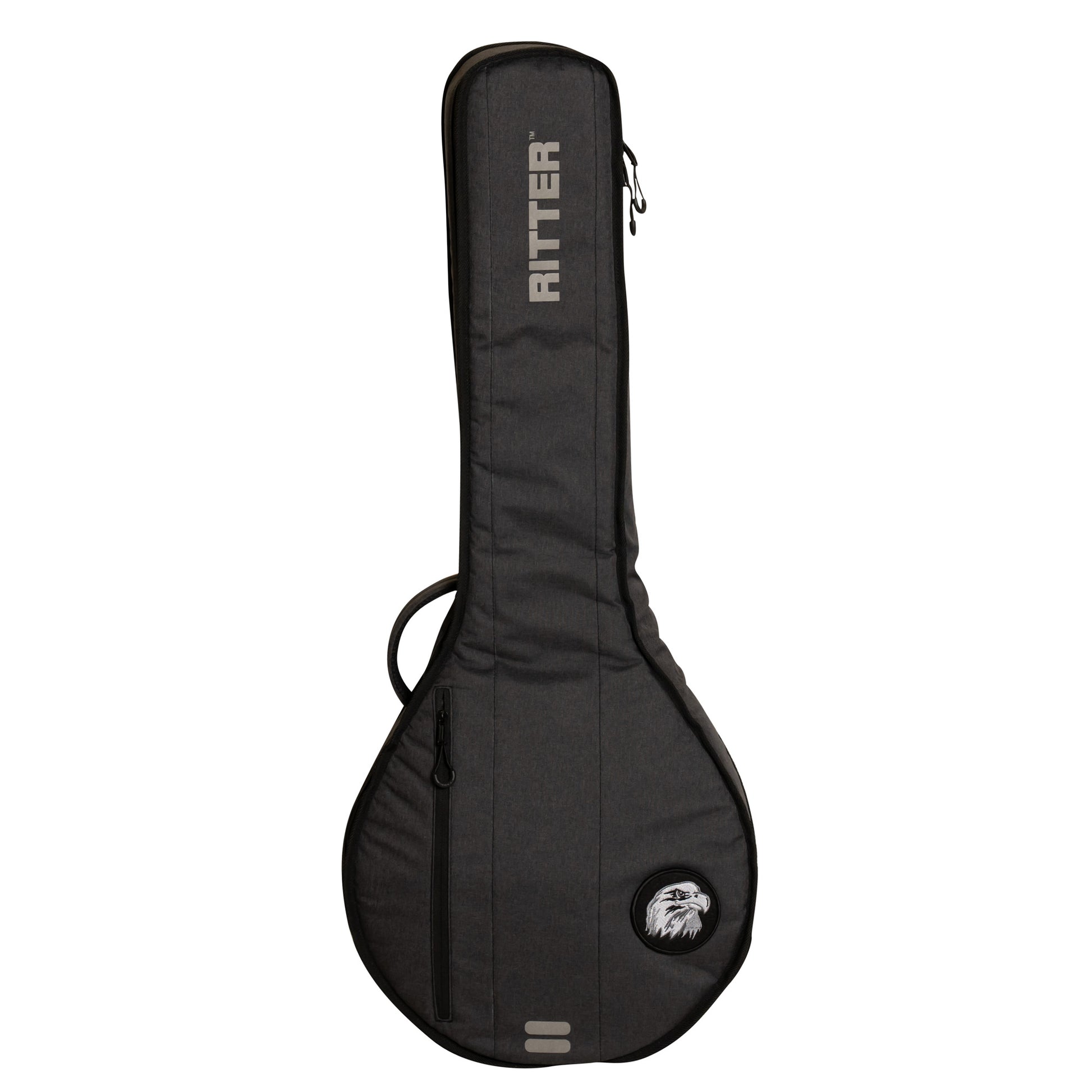 Housse DAVOS 2 pour banjo 4 ou 5 cordes, gris