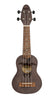 Keiki Ukelele Sopranino Houtskoolschildpad