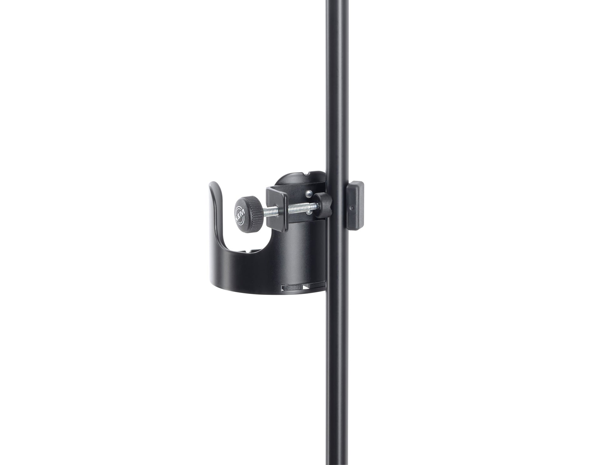 Support pour boisson K&M 16018, à fixer sur pied, noir