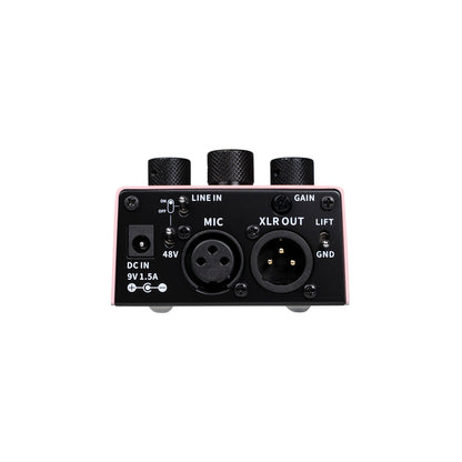 Pédale AUTUNER, processeur vocal MVP1, mode synthétiseur, boîtier métal, rose