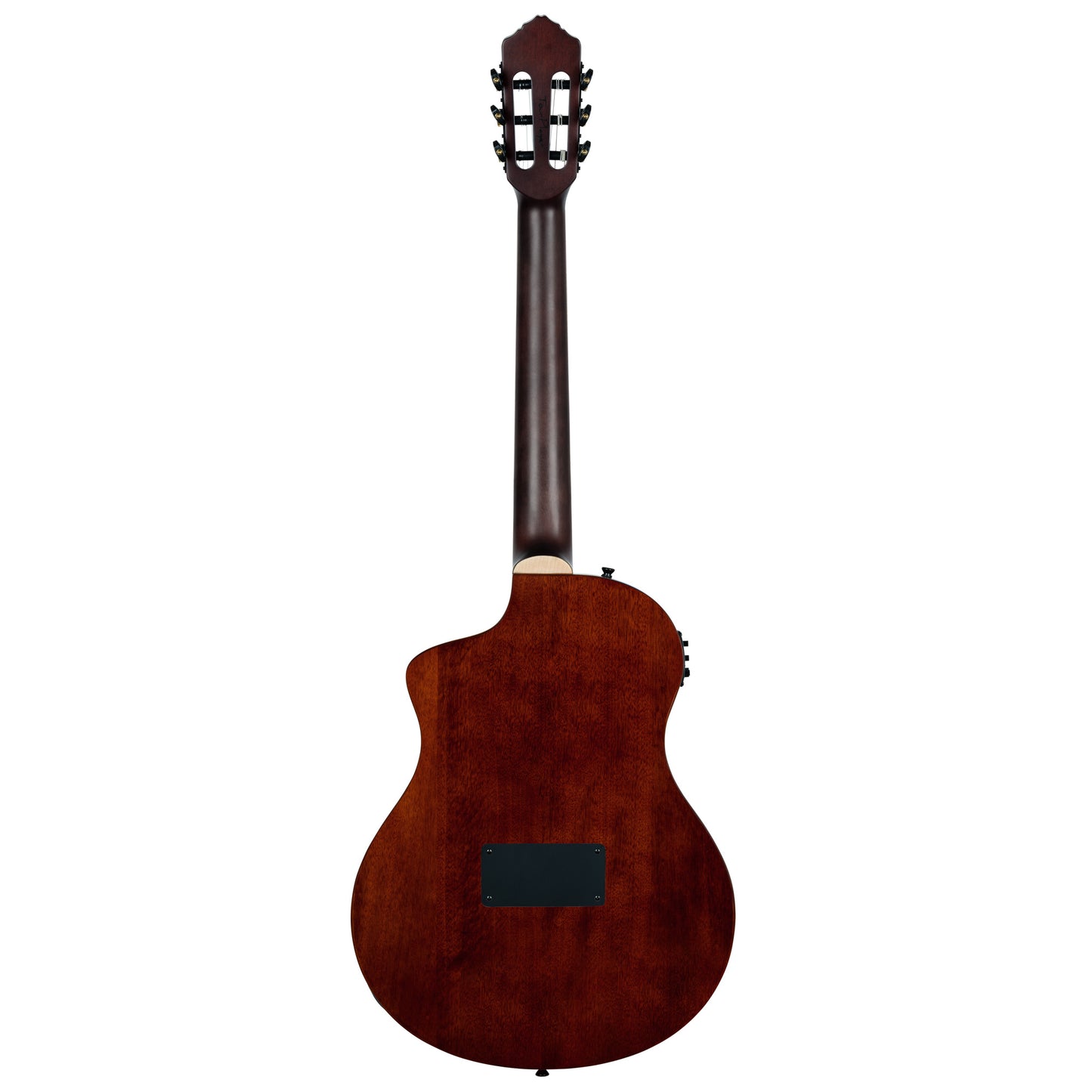 RTPDLX-ACA, modèle TourPlayer, EQ Magus X, corps okoumé, table acacia, sillet 48 mm, housse, dégradé brillant