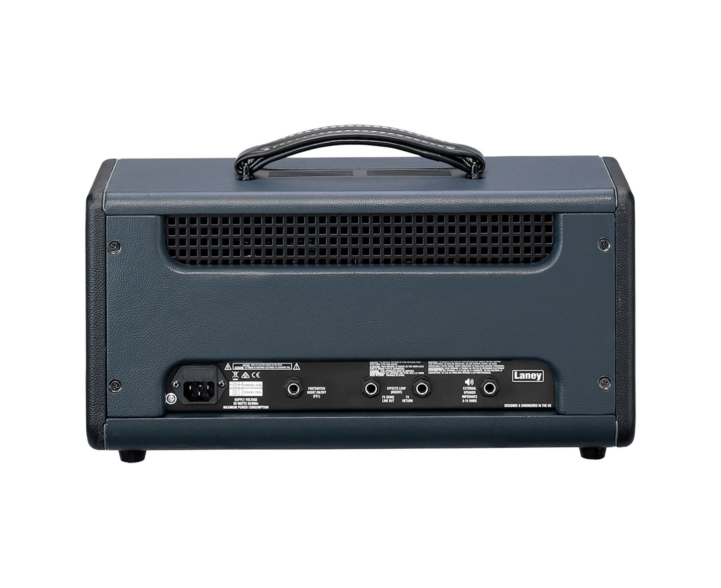 Tête à lampes CUB-SUPERTOP, 15W & <1W, 3 lampes préampli 12AX7, 2 lampes de puissance EL84 (Class AB), réverb, gris et noir