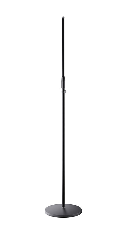 Support micro droit K&M 26050, socle en fonte.