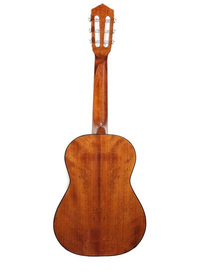 Guitare classique 1/2, table épicéa, fond & éclisses acajou, manche acajou, sillet 45 mm, cordes Bosset, naturel brillant