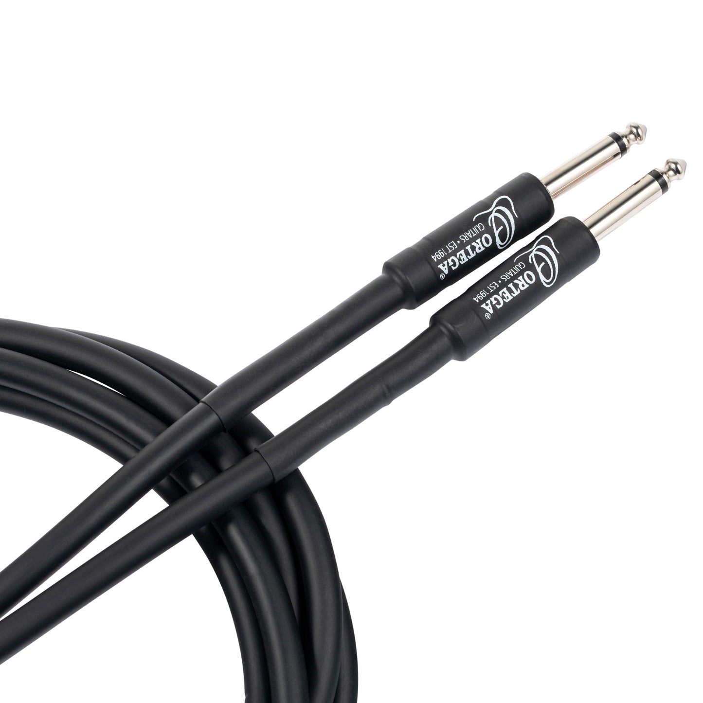Câble instrument ORTEGA Jack/Jack, 3 mètres, noir