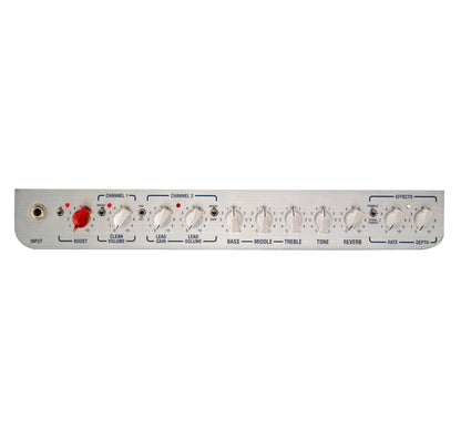 Ampli guitare électrique 60W, 1x HP 12" HH, 2 canaux, EQ 3 bandes, réverb, tremolo, chorus, boucle d'effet, sea foam green