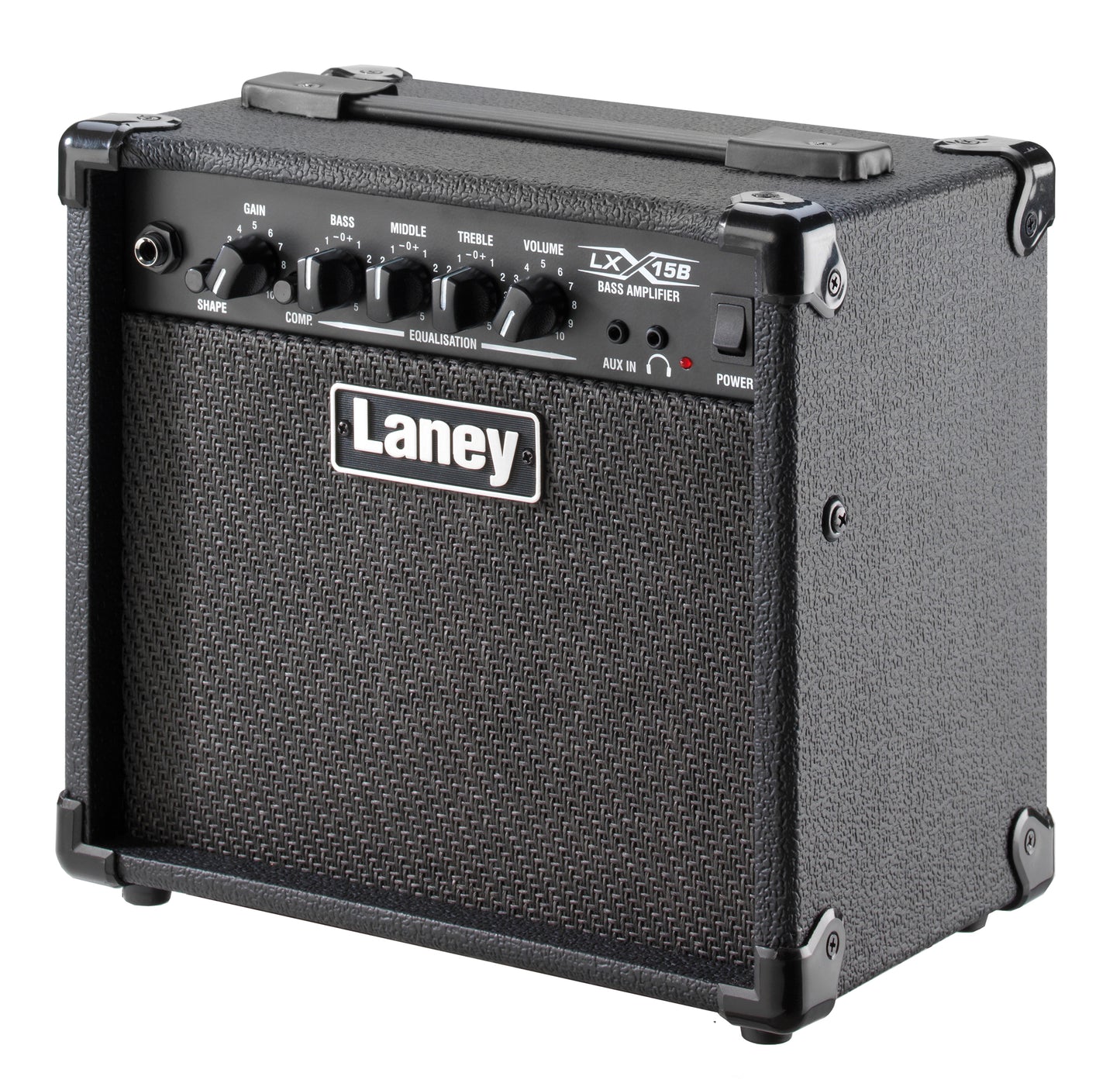 Ampli basse électrique 15W, 2x HP 5", 1 canal avec compresseur commutable, EQ 3 bandes, switch Shape, 6.5 kg, noir