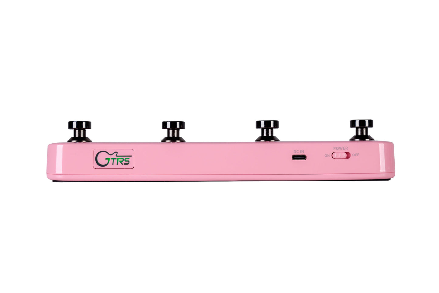 Footswitch sans-fil GWF4 pour guitare GTRS et produits Mooer, 4 interrupteurs, fonctionne sur batterie rechargeable, rose