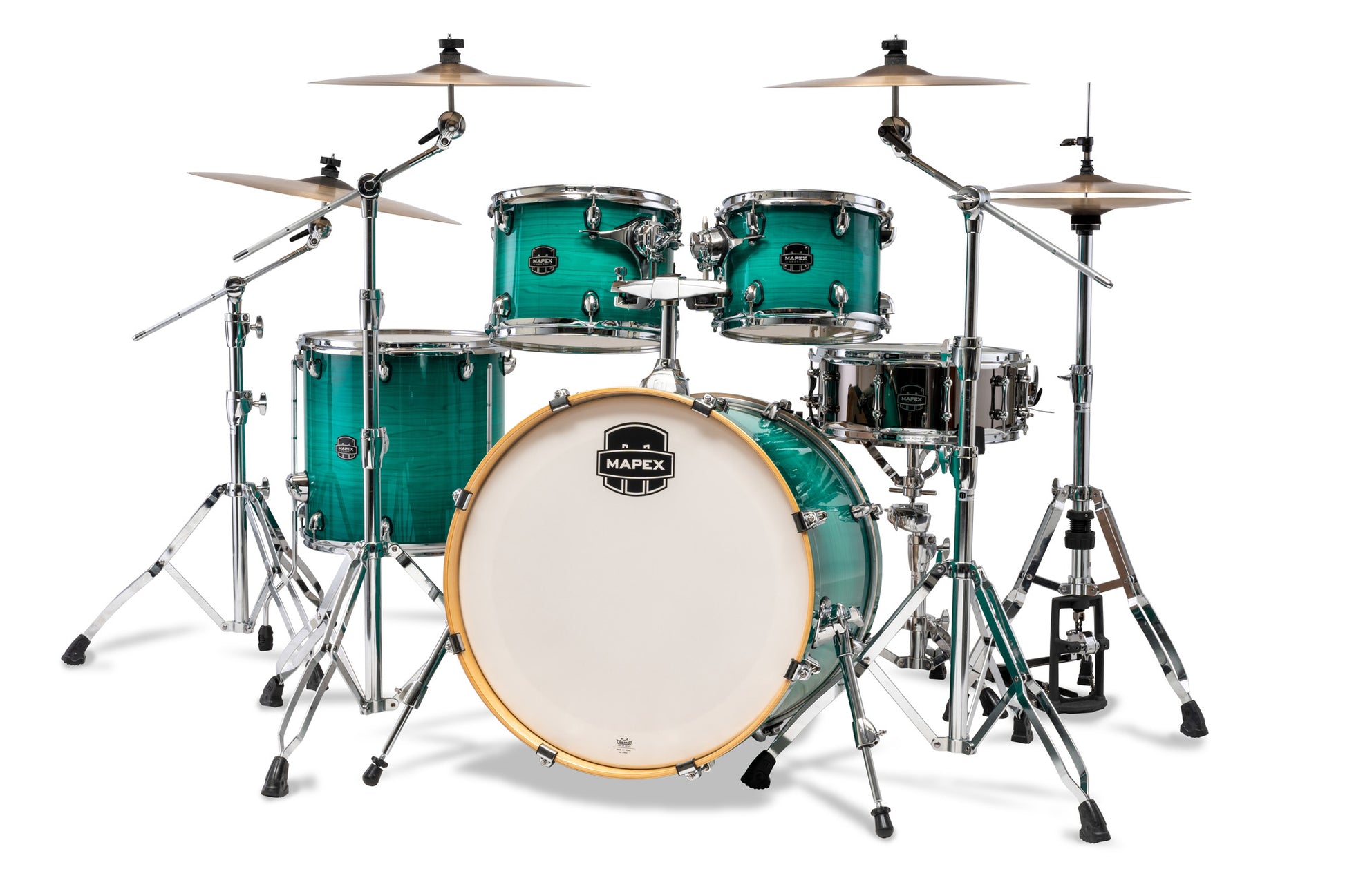 Batterie Mapex Armory Stage 22, 5 fûts, bouleau et érable, sans accessoires, Jade Stone