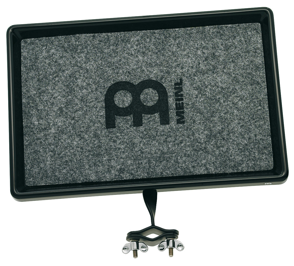 Plateau fibre petites percussions 46 x 30.5 cm, moquette antidérapante, inclinable, attache robuste, noir