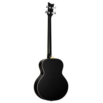 D7E-SBK-4, basse 4 cordes, EQ Ortega MagusPro/B, table épicéa, f/e acajou, manche acajou, noir satiné