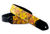 Righton Gold Roses Orange Guitar Strap