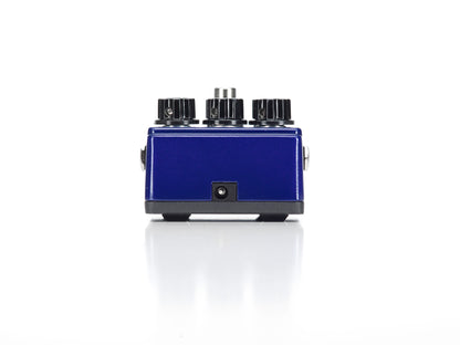 Pédale GONKULATOR, ring modulator avec distorsion basé sur le circuit original avec composants actualisés, True Bypass, bleu