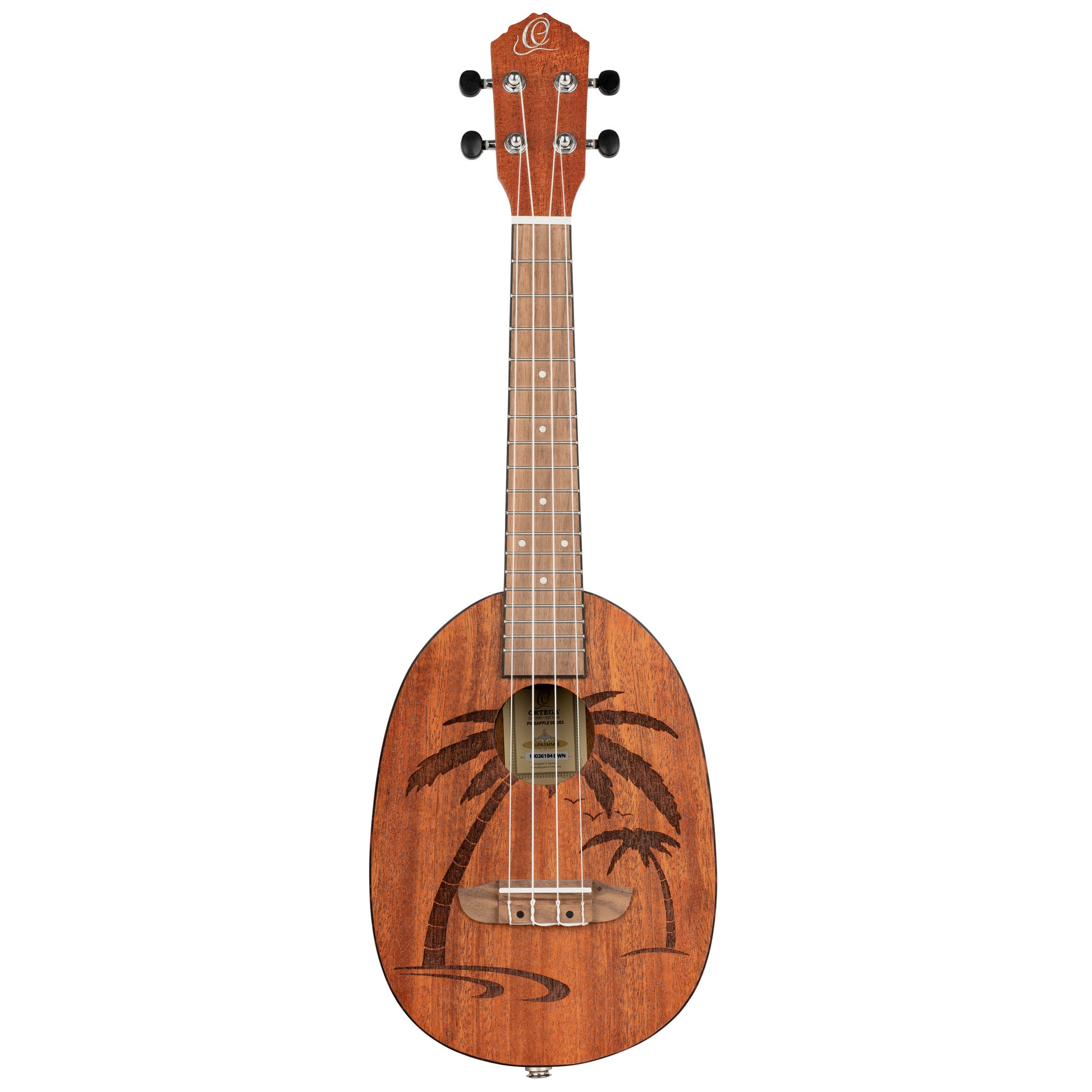RUPA5MM, modèle Concert, table acajou avec motif gravé au laser, manche acajou, sillet 36 mm, naturel satiné