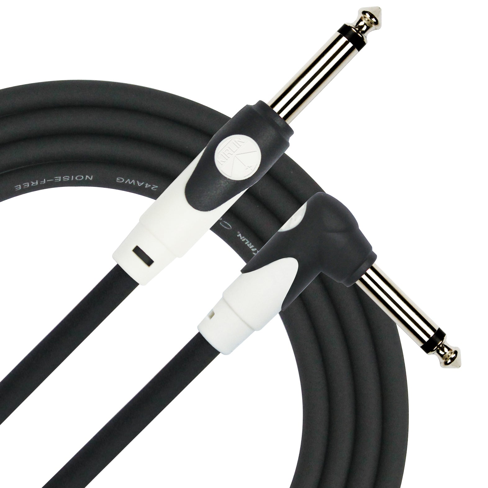Câble instrument LIGHT GEAR Jack/Jack coudé, 3 mètres, noir