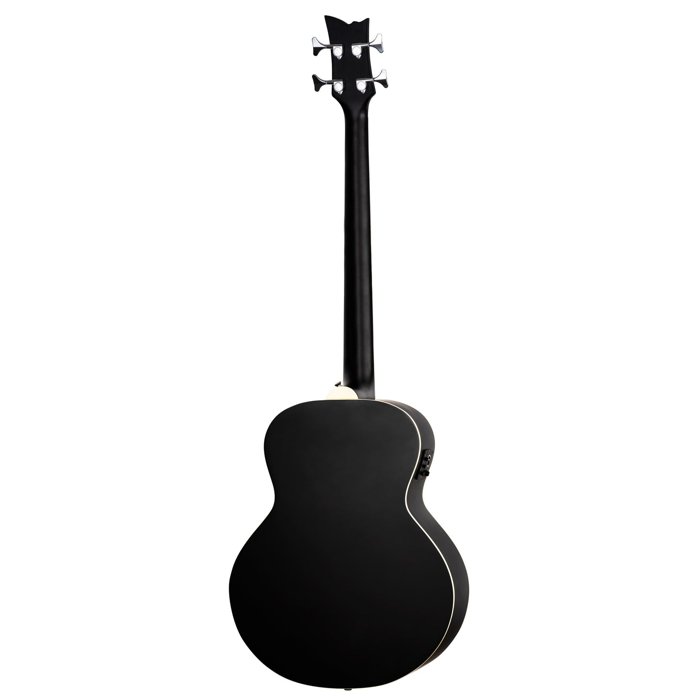 D7E-SBK-4, basse 4 cordes, EQ Ortega MagusPro/B, table épicéa, f/e acajou, manche acajou, noir satiné