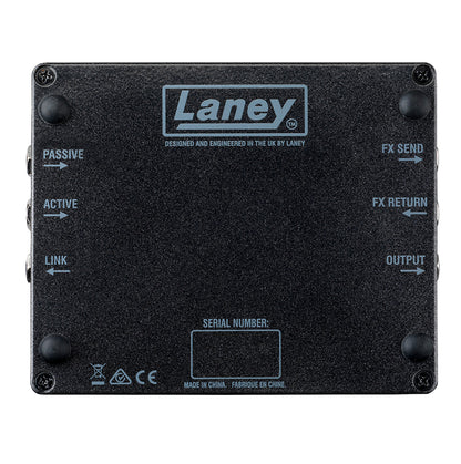 Préampli basse DIGBETH, 2 canaux, préampli type lampe et transistor, EQ 3 bandes, fonction TILT, sortie DI, noir