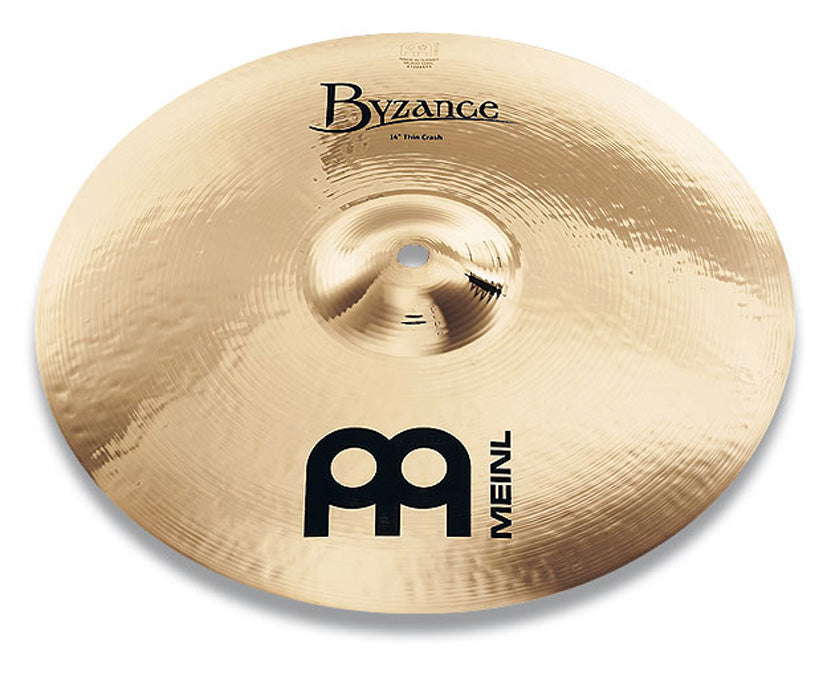 Crash Brilliant 14", Thin, Alliage bronze B20, Martelée à la main, Finition brillante
