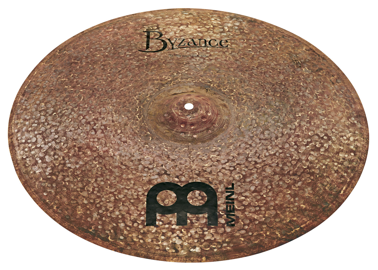 Ride Dark Big Apple 22", Alliage bronze B20, Martelée à la main, Finition dark