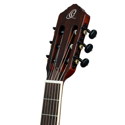 RTPSTD-NAT, modèle TourPlayer gaucher, EQ Magus X, corps okoumé, table épicéa massif, sillet 48 mm, housse, noir satiné