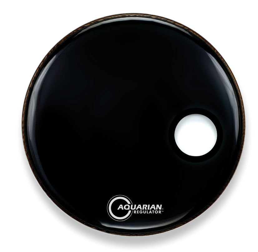 Peau Regulator 24", trou 4.75", noire