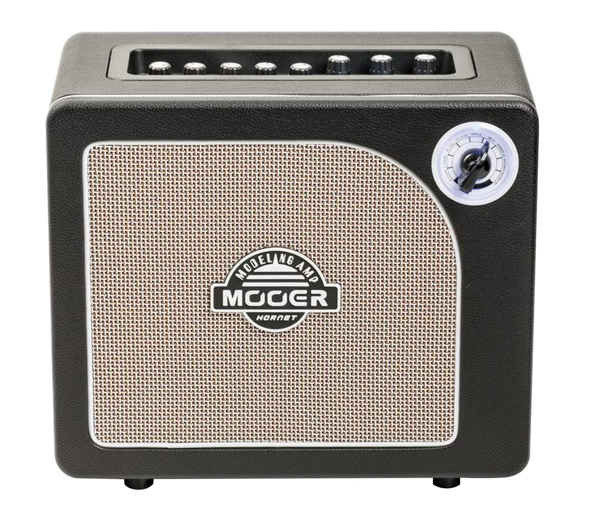 Ampli HORNET BLACK, 15W, HP 6.5", 9 modélisations d'amplis haute-qualité, effets Modulation/Délai/Réverb, noir