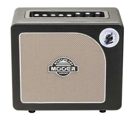 Ampli HORNET BLACK, 15W, HP 6.5", 9 modélisations d'amplis haute-qualité, effets Modulation/Délai/Réverb, noir