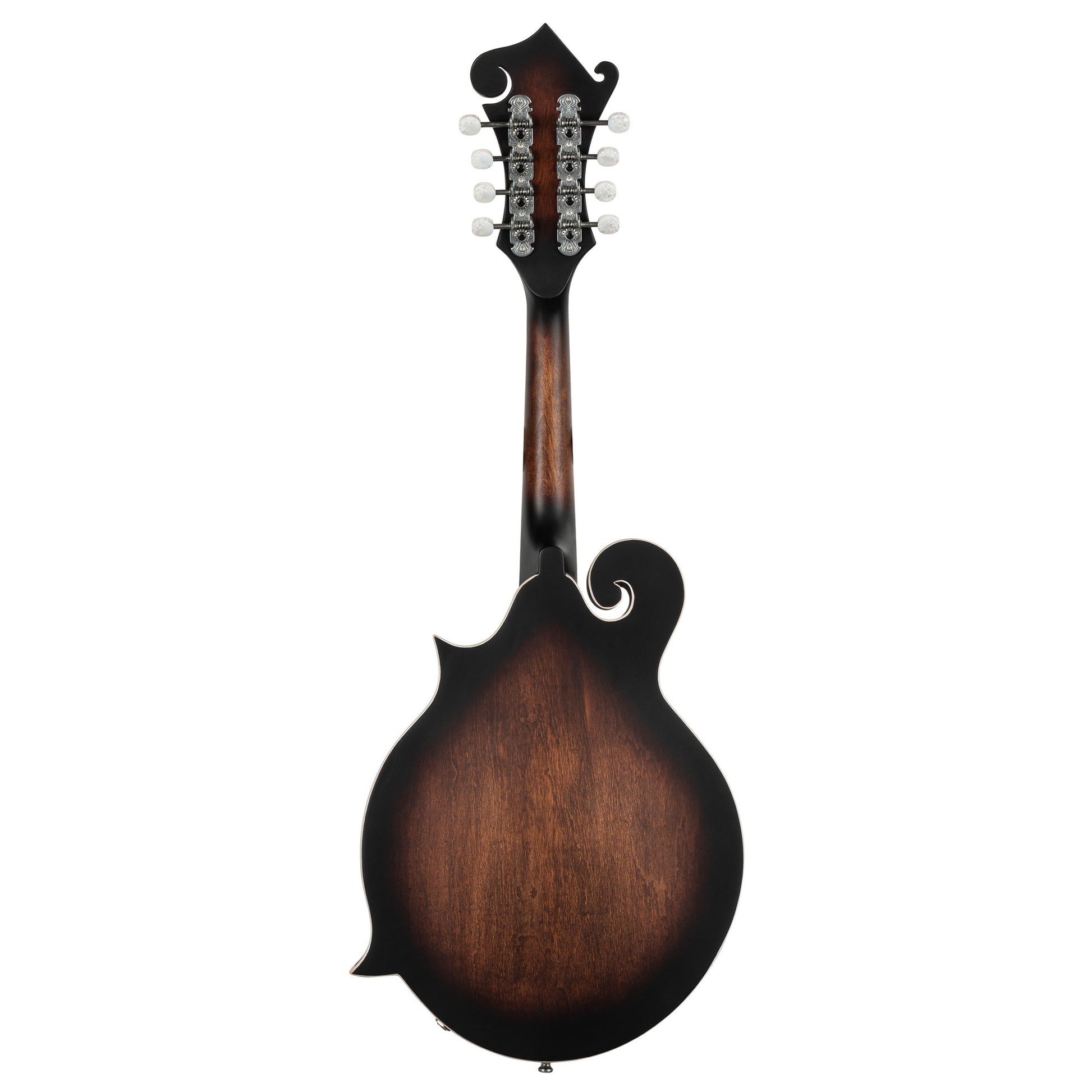 RMFE30, mandoline 8 cordes style F, micro simple, table épicéa, fond & éclisses érable, manche érable, whiskey burst satiné