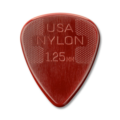 Sachet de 12 médiators Nylon Standard 125 (bordeaux)