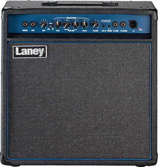Combo 65W, HP 12" Custom Celestion, entrées active & passive, compresseur commutable, limiter