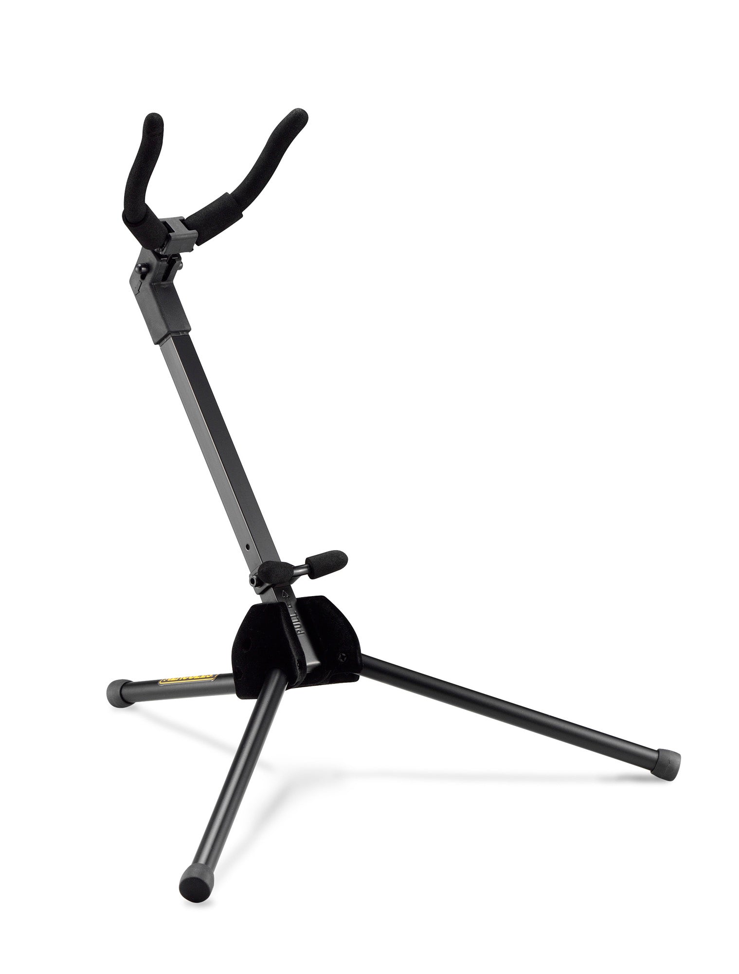 Support saxophone alto pliable, Ultra-compact, housse (Hauteur: 29 cm, Poids: 0.37 kg, Taille replié: 27.5 X 7.5 cm)