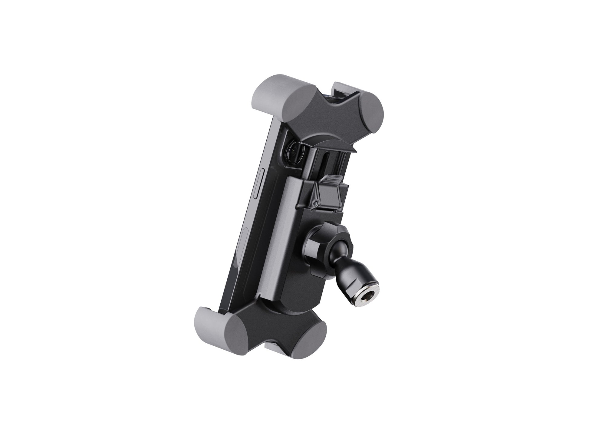 SUPPORT DE SMARTPHONE UNIVERSEL K&M 19753, FIXATION FILETAGE 3/8" ET 5/8", NOIR