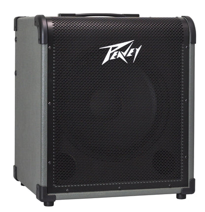 Ampli basse électrique 120W, HP 1x 12" Premium, EQ 3 bandes, entrée auxiliaire, sortie DI, finition noir