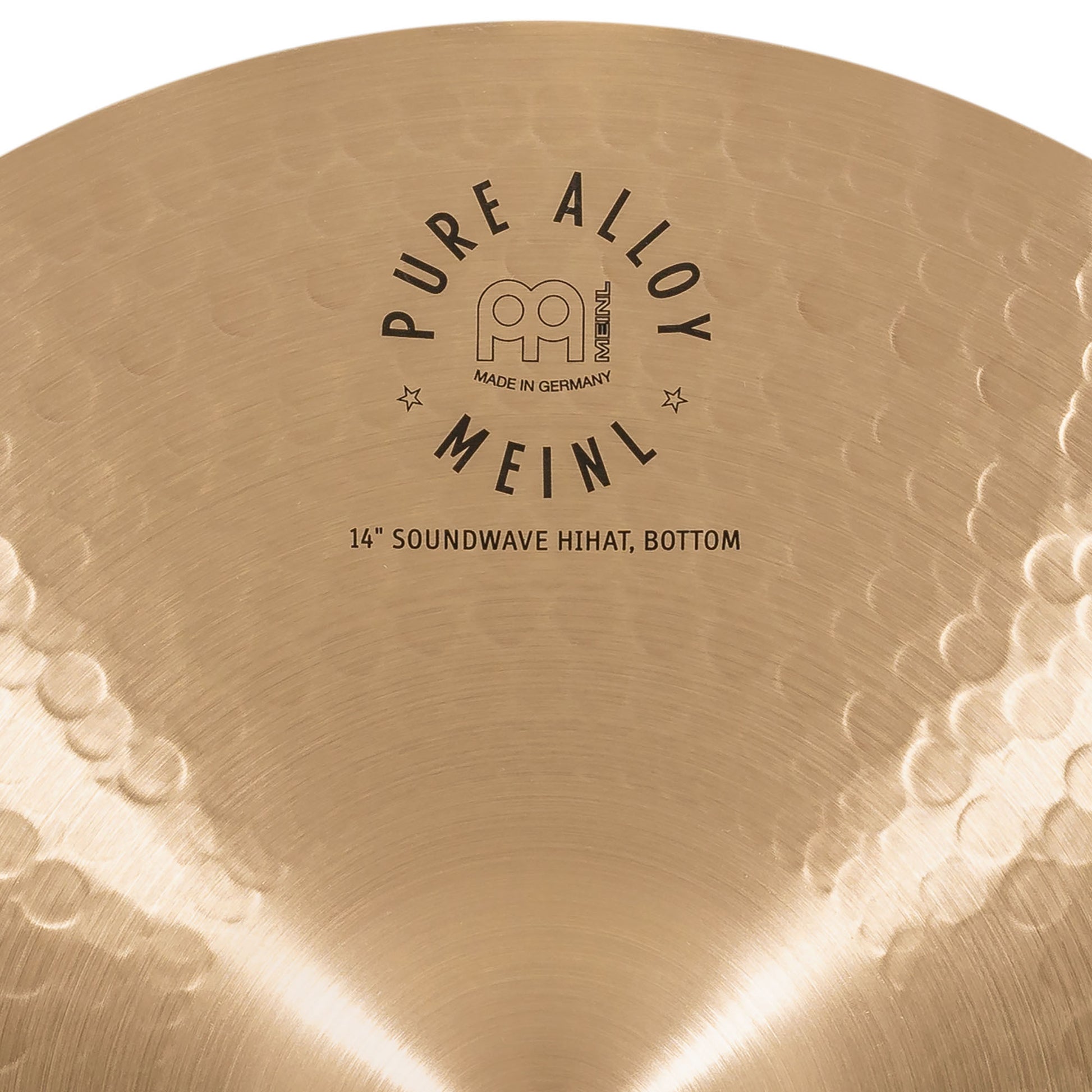 Hithat 14" Soundwave Meinl Pure Alloy fini Traditional martelé