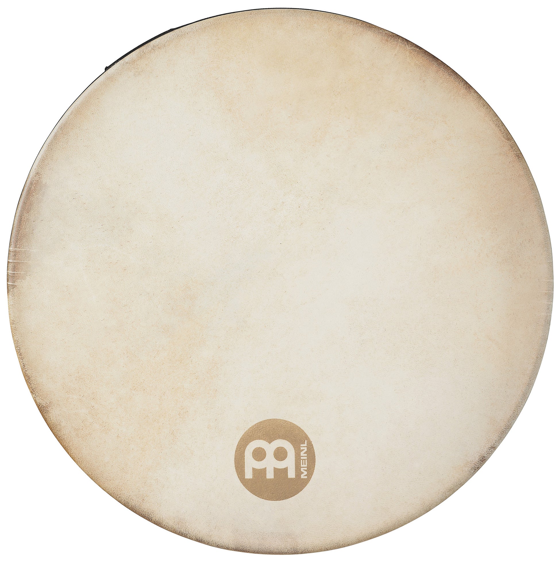Bendir 16 x 2.5", corps en hévéa, peau de chèvre sélectionnée à la main, timbre et système d'accordage internes, African Brown